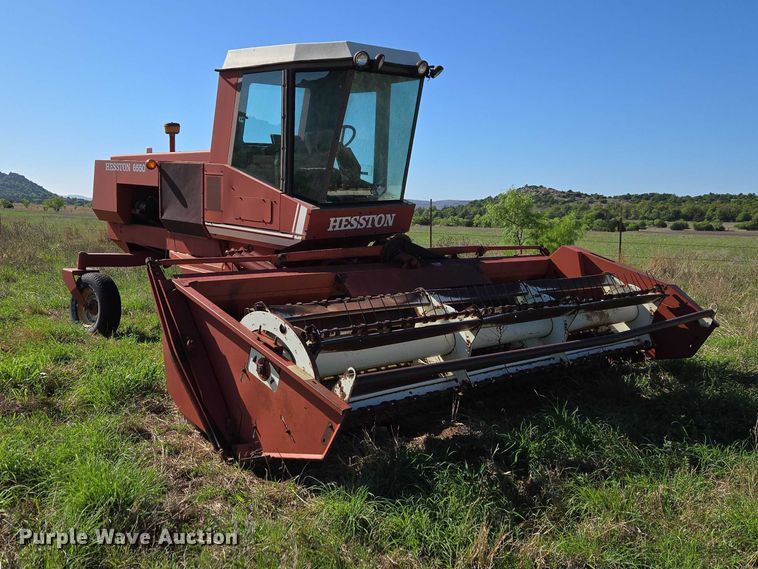 image for item ET5095 Hesston 6550 swather / windrower
