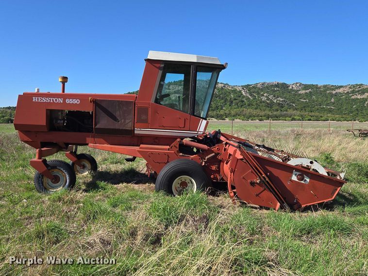 image for item ET5095 Hesston 6550 swather / windrower