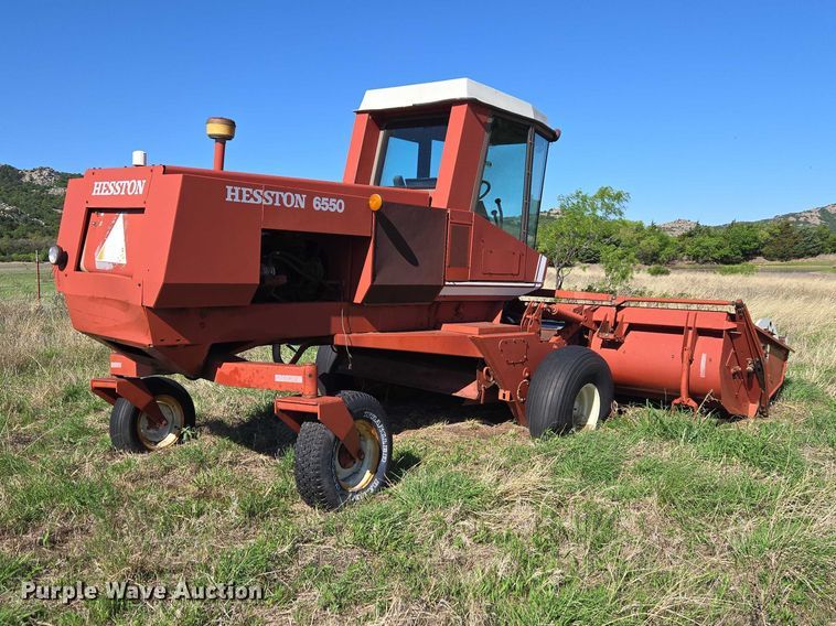 image for item ET5095 Hesston 6550 swather / windrower