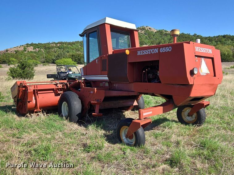 image for item ET5095 Hesston 6550 swather / windrower