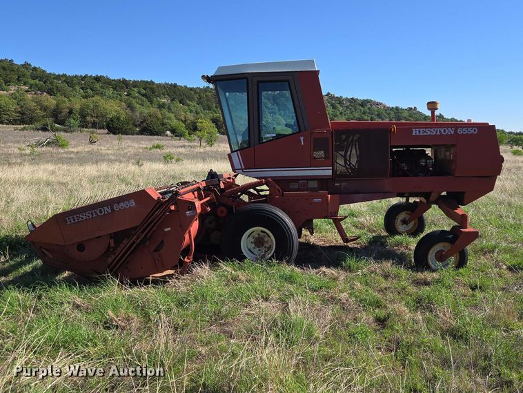 image for item ET5095 Hesston 6550 swather / windrower