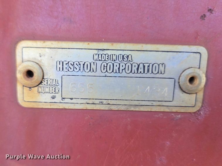 image for item ET5095 Hesston 6550 swather / windrower