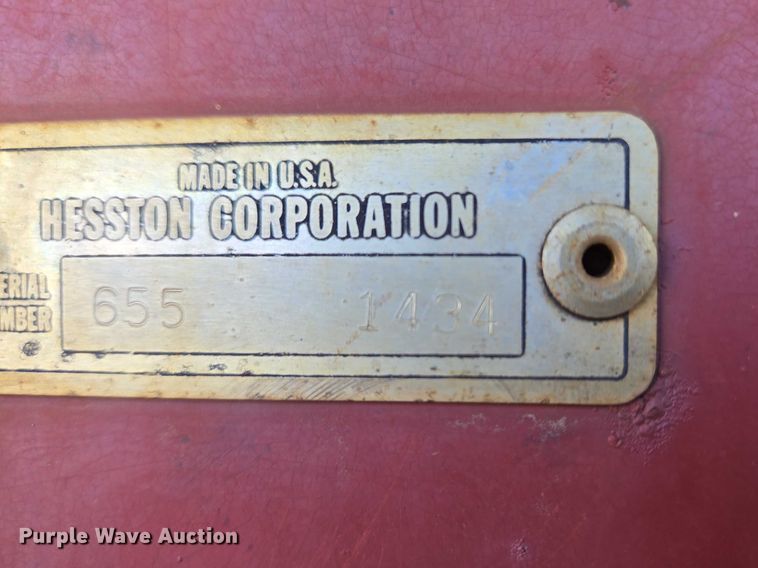 image for item ET5095 Hesston 6550 swather / windrower