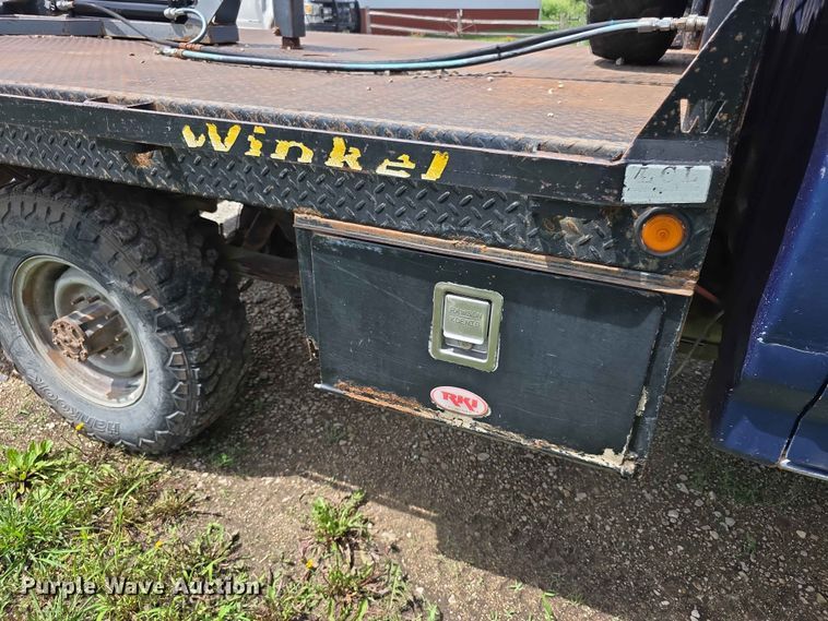 image for item EV2170 1994 Ford F250 XL bale bed pickup truck