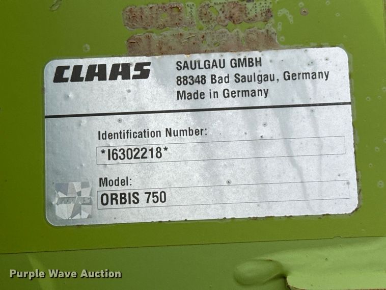 image for item FB6752 Claas Orbis 750 rotary forage head