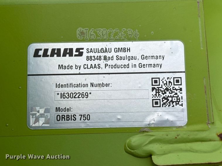 image for item FB6753 Claas Orbis 750 rotary forage head