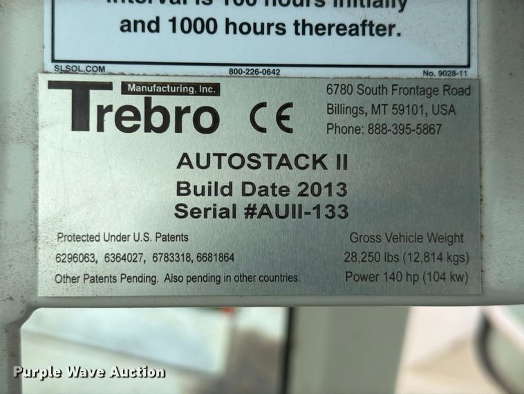 image for item FB8171 2013 Trebro AutoStack II sod harvester