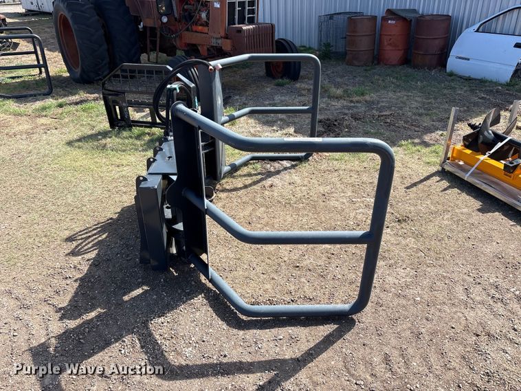 image for item FC2358 2025 Wolverine BSH-12-75D skid steer bale grabber