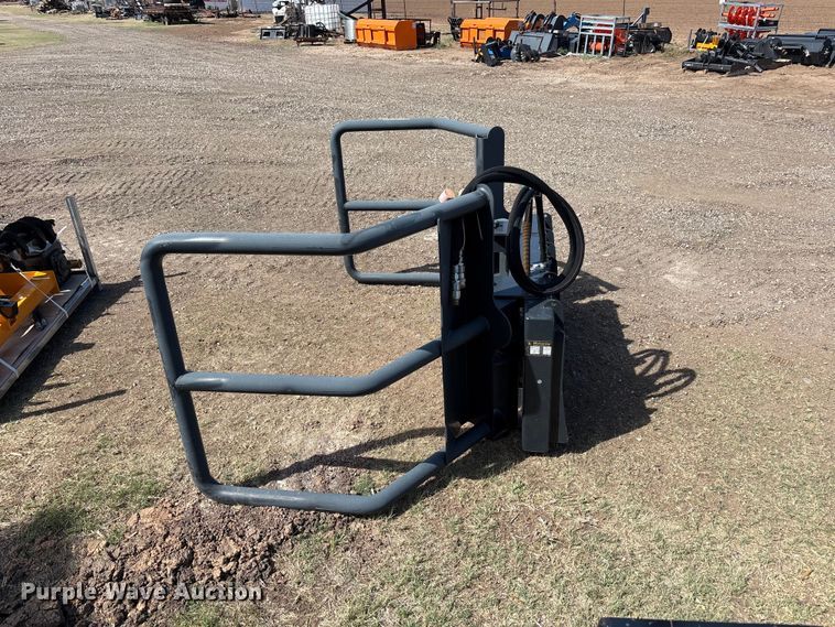 image for item FC2358 2025 Wolverine BSH-12-75D skid steer bale grabber