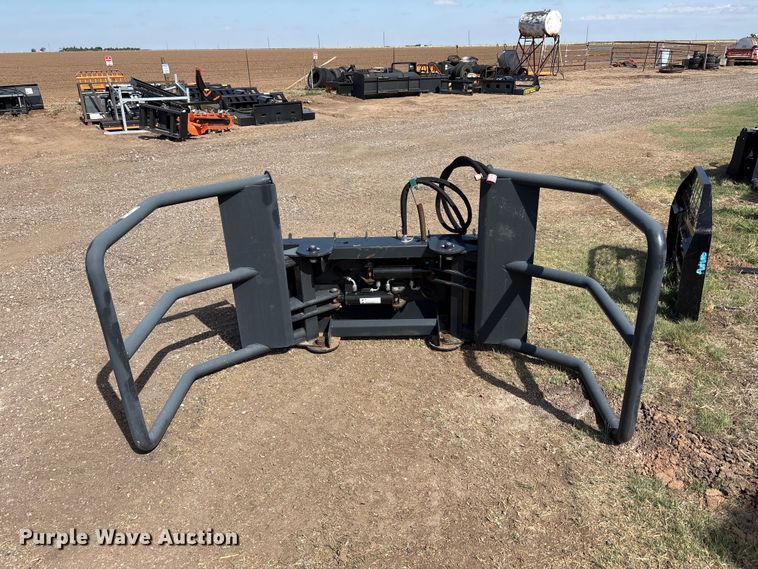 image for item FC2358 2025 Wolverine BSH-12-75D skid steer bale grabber