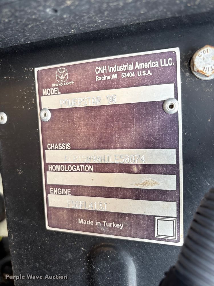 image for item FC2377 2018 New Holland Powerstar 90 MFWD tractor