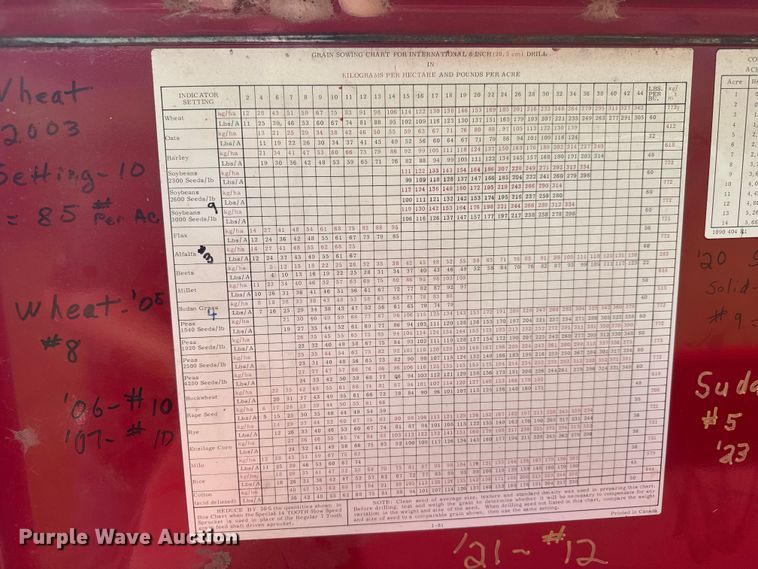 image for item NA9393 J.I. Case 5100 grain drill