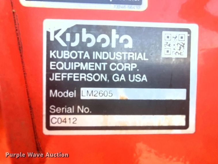 image for item YA3710 2023 Kubota M7-152 MFWD tractor