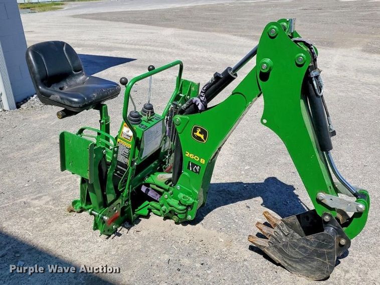 image for item YA3767 2019 John Deere 260B backhoe attachment