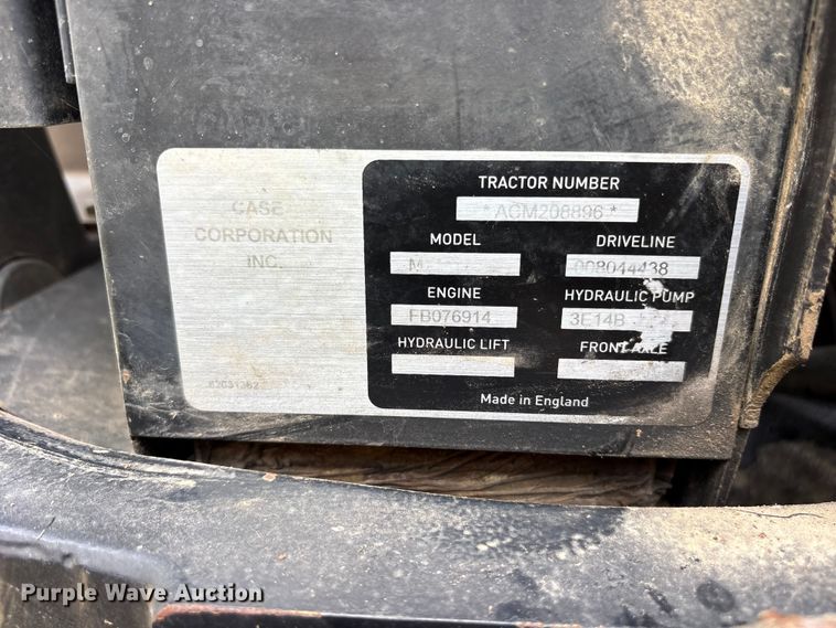 image for item YA3876 2003 Case MXM175 MFWD tractor