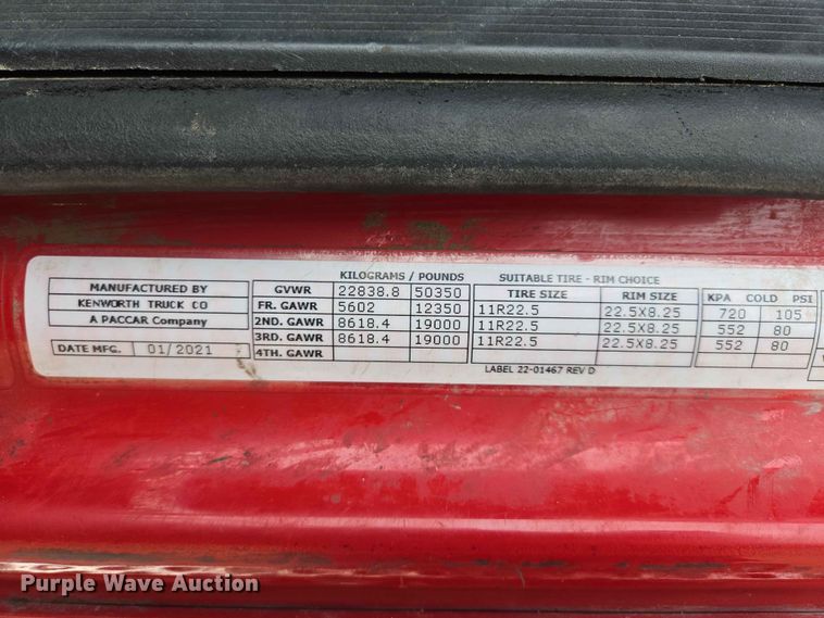 image for item DP8966 2022 Kenworth T680 semi truck