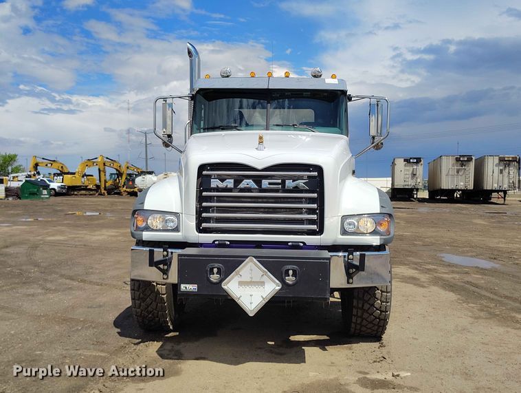 image for item ED0127 2023 Mack Granite roll-off container truck