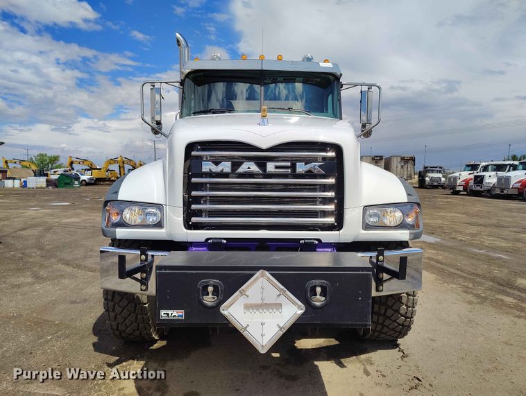 image for item ED0127 2023 Mack Granite roll-off container truck