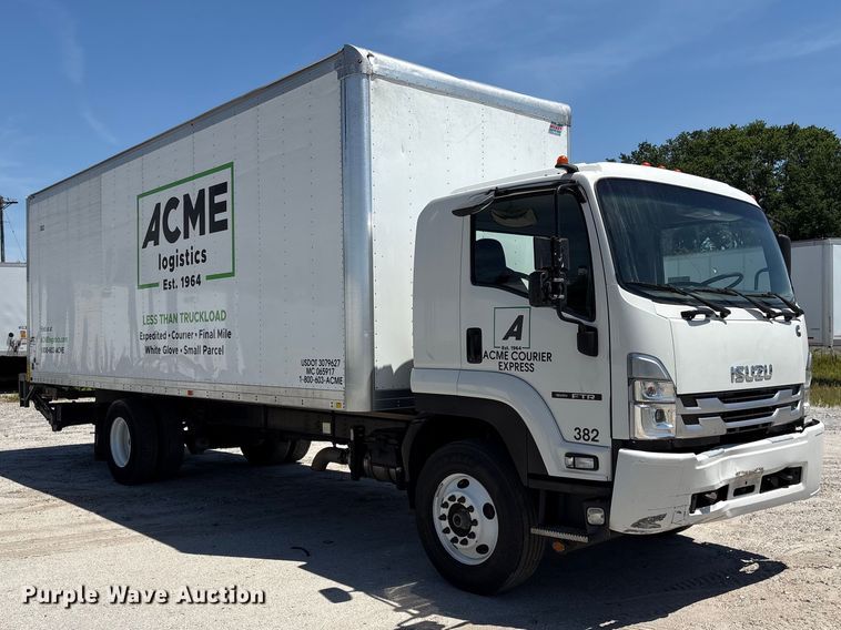 image for item EF1225 2022 Isuzu FTR box truck