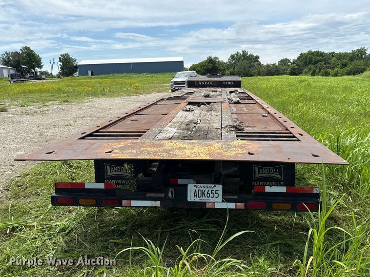 image for item EN0429 2005 Landoll 610B tilt deck equipment trailer