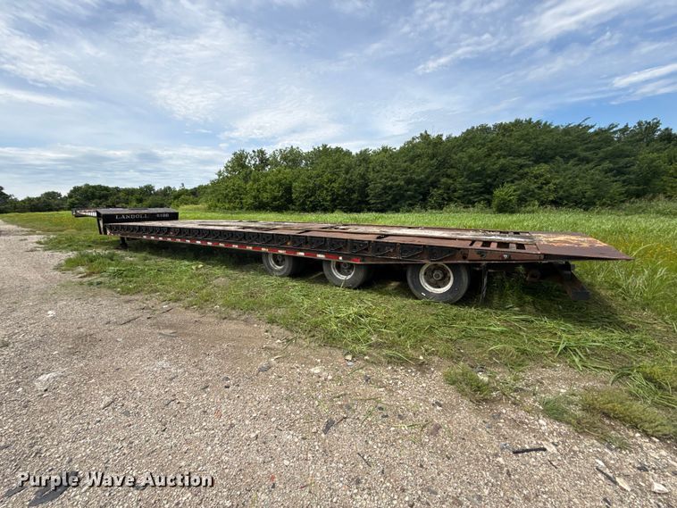 image for item EN0429 2005 Landoll 610B tilt deck equipment trailer