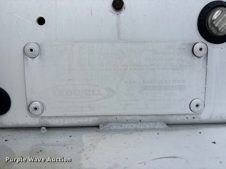 image for item ER3021 2020 Ledwell LW49ADC-DD-Hv-VR feed delivery trailer