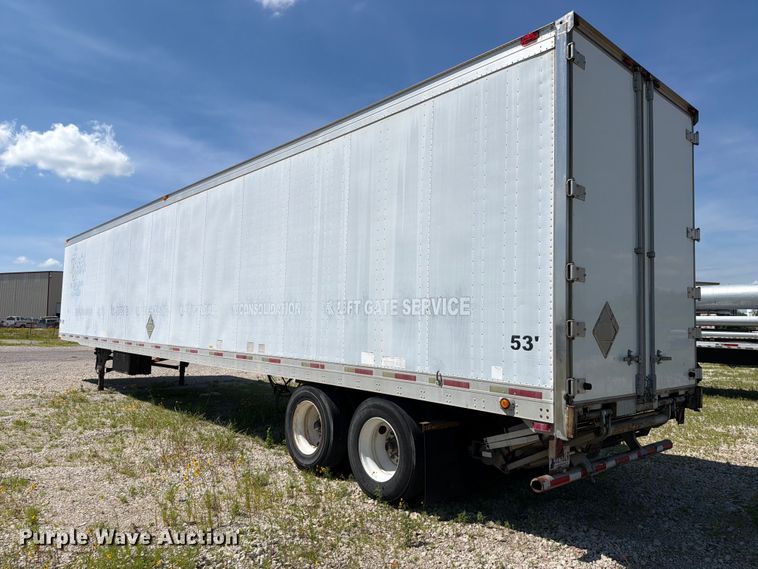 image for item ET6256 2002 Utility Trailer Manufacturer Utility Trailer Manufacturer dry van trailer