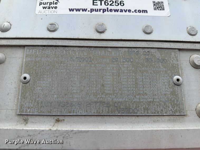 image for item ET6256 2002 Utility Trailer Manufacturer Utility Trailer Manufacturer dry van trailer