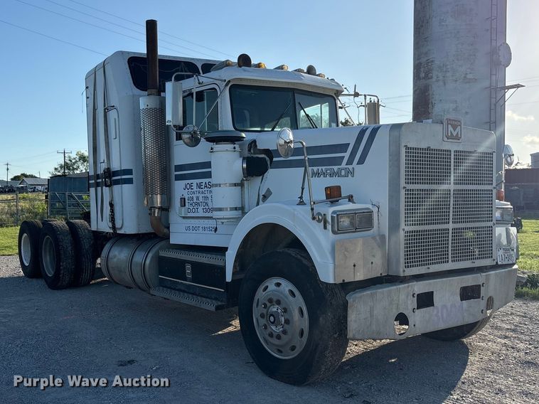 image for item EU5700 1987 Marmon Motor Co semi truck