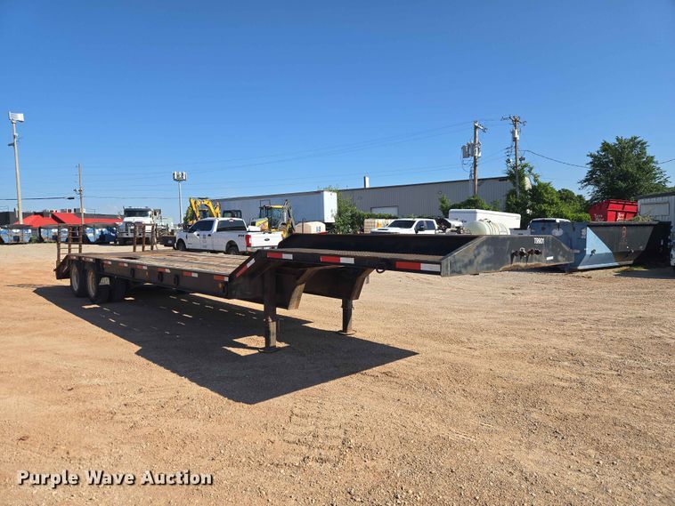image for item EW0169 1998 Shop built drop deck equipment trailer