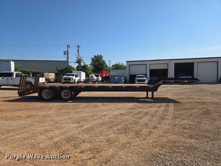 image for item EW0169 1998 Shop built drop deck equipment trailer