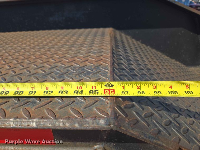 image for item EW0169 1998 Shop built drop deck equipment trailer