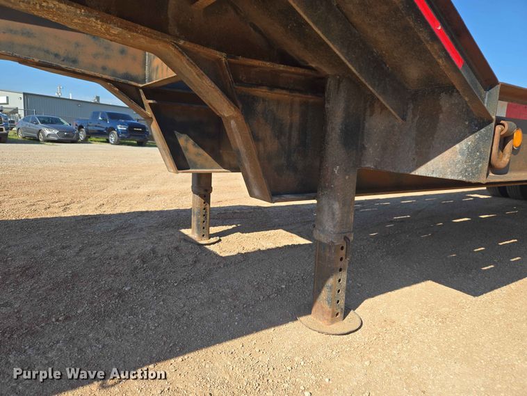 image for item EW0169 1998 Shop built drop deck equipment trailer