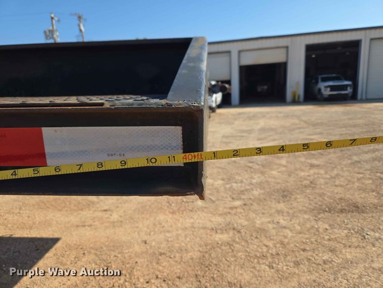image for item EW0169 1998 Shop built drop deck equipment trailer