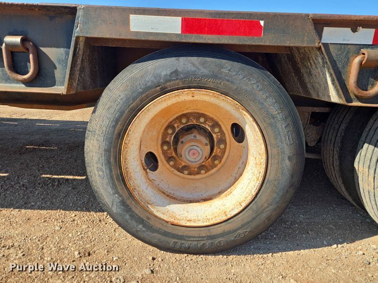image for item EW0169 1998 Shop built drop deck equipment trailer