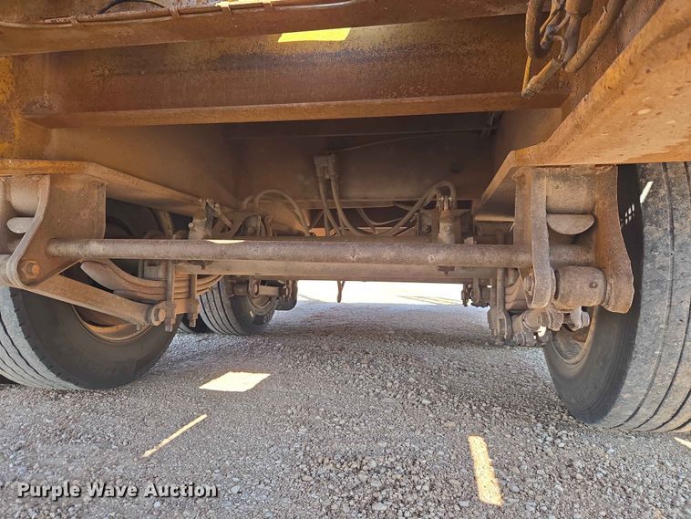 image for item EW0169 1998 Shop built drop deck equipment trailer