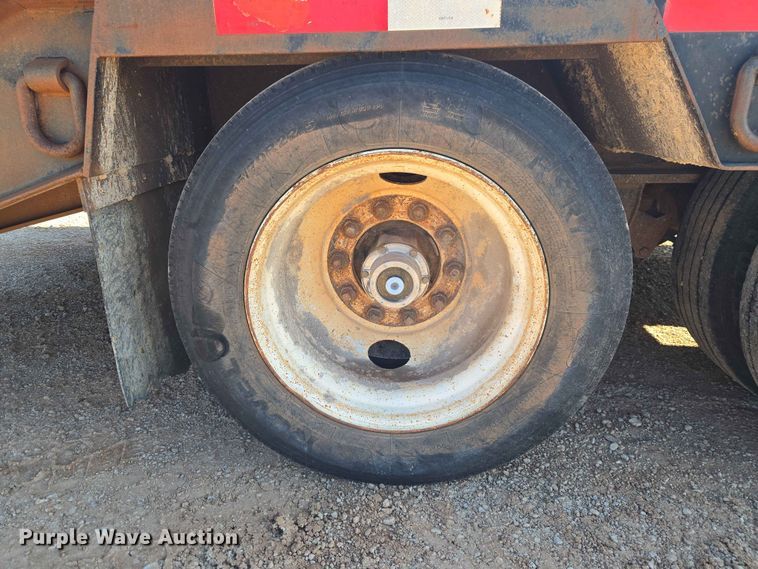 image for item EW0169 1998 Shop built drop deck equipment trailer
