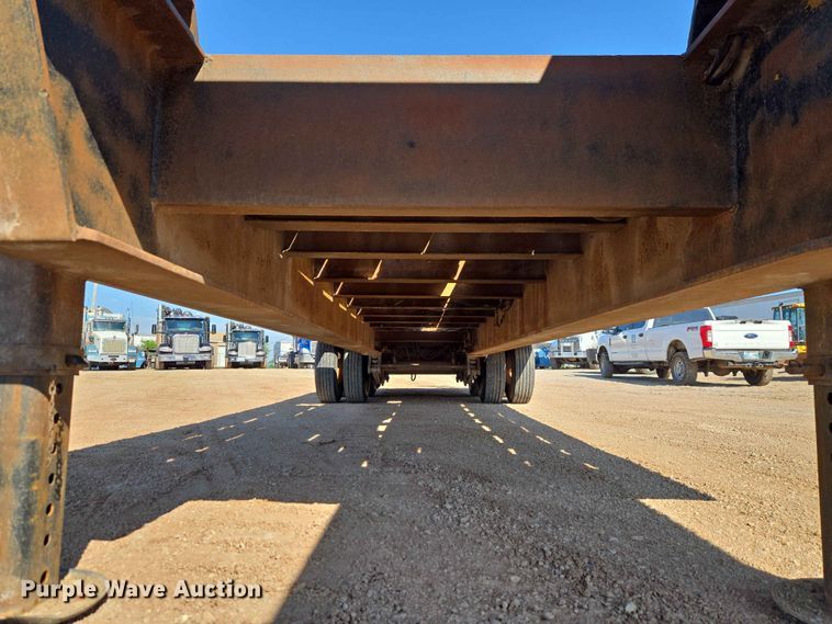image for item EW0169 1998 Shop built drop deck equipment trailer