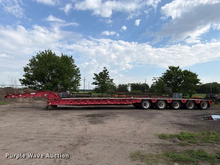 image for item EW4784 2011 Advanced Hauler lowboy equipment trailer