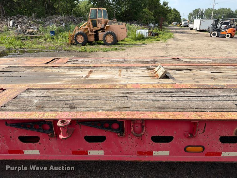 image for item EW4784 2011 Advanced Hauler lowboy equipment trailer