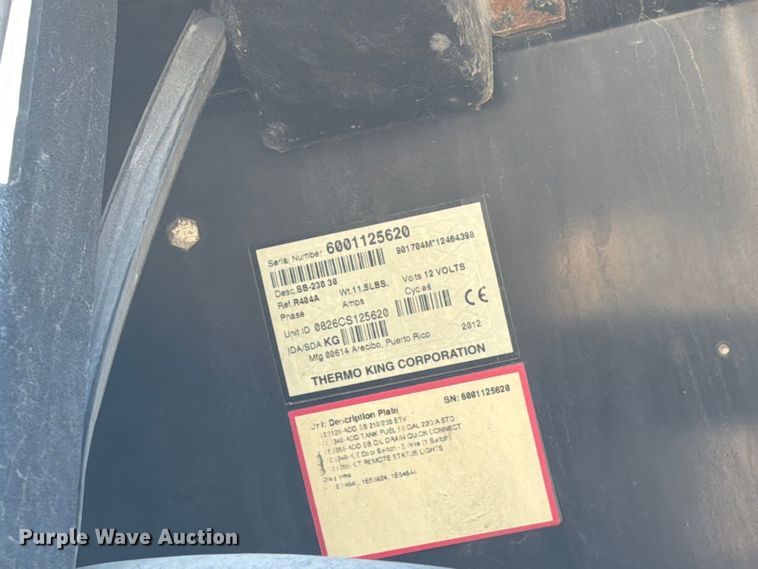 image for item FC3185 2013 Utility Trailer Manufacturer refrigerated van trailer