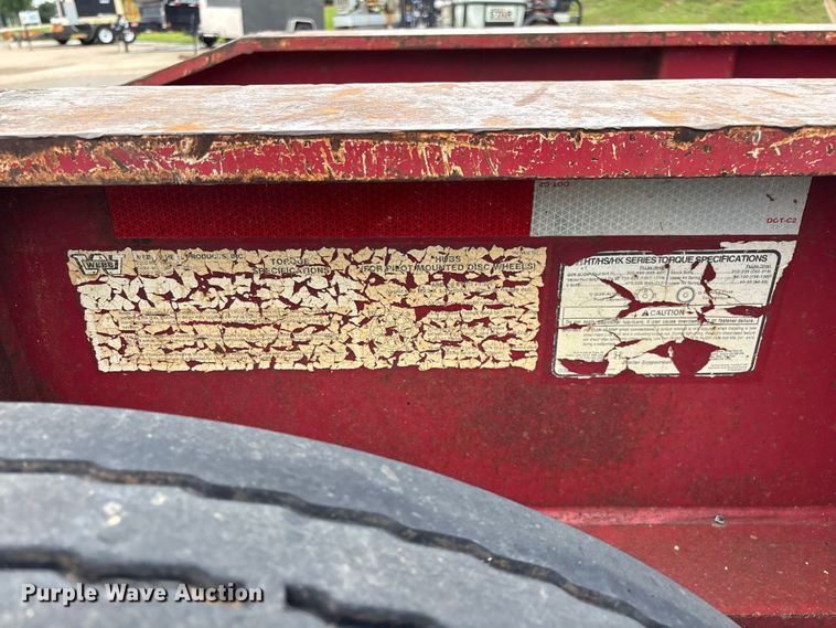 image for item FG0402 2004 Trail King   TK110HDG-533 lowboy equipment trailer