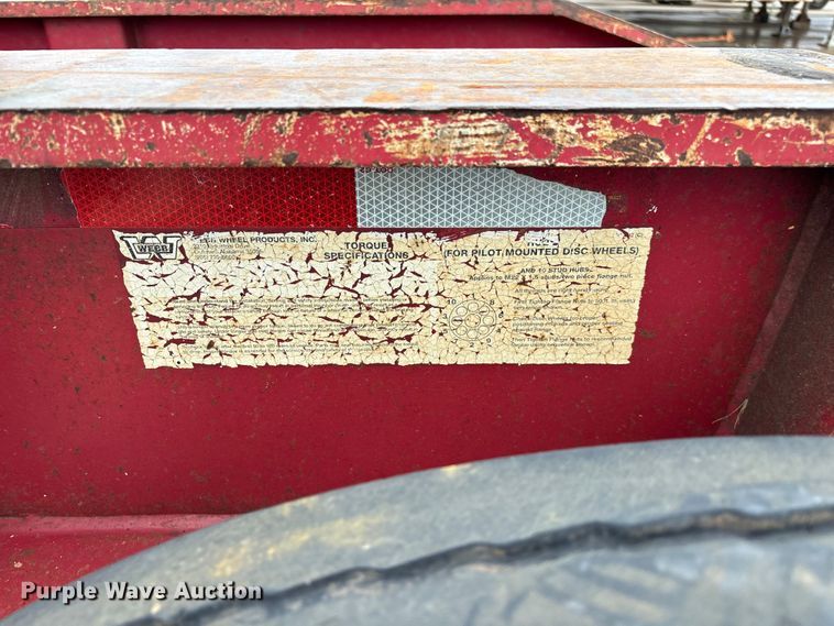 image for item FG0402 2004 Trail King   TK110HDG-533 lowboy equipment trailer
