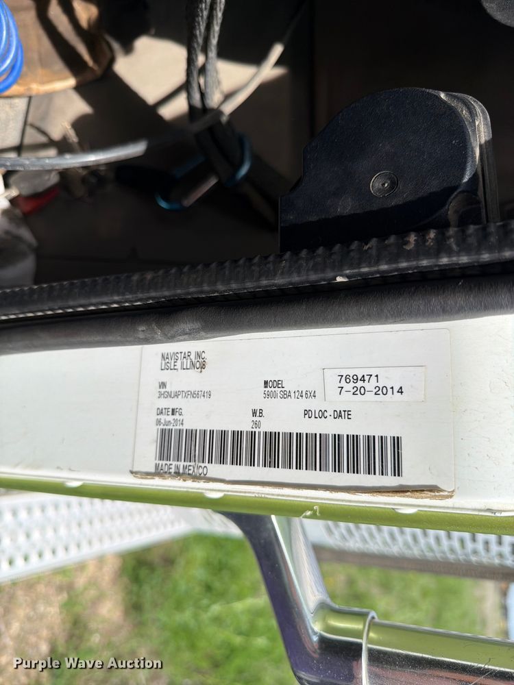 image for item FK0219 2015 International 5900i semi truck