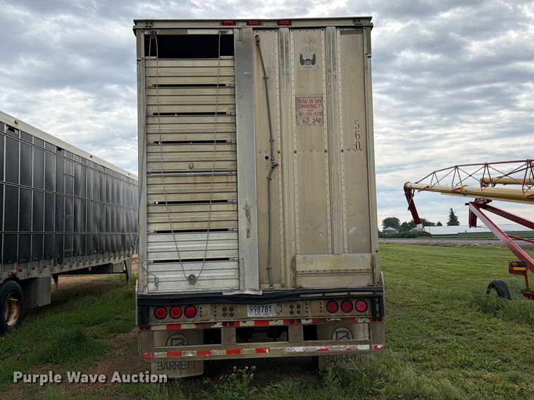 image for item FK4017 2007 Barrett Trailers, Inc. livestock trailer
