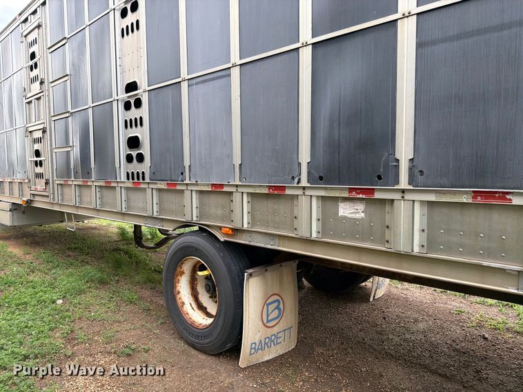 image for item FK4017 2007 Barrett Trailers, Inc. livestock trailer