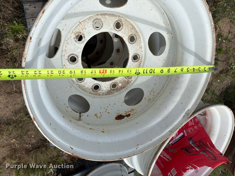 image for item NA9493 (10) 24.5 steel wheels