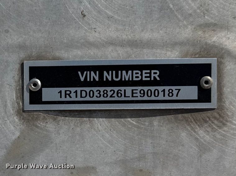 image for item OE9601 1990 Ravens end dump trailer