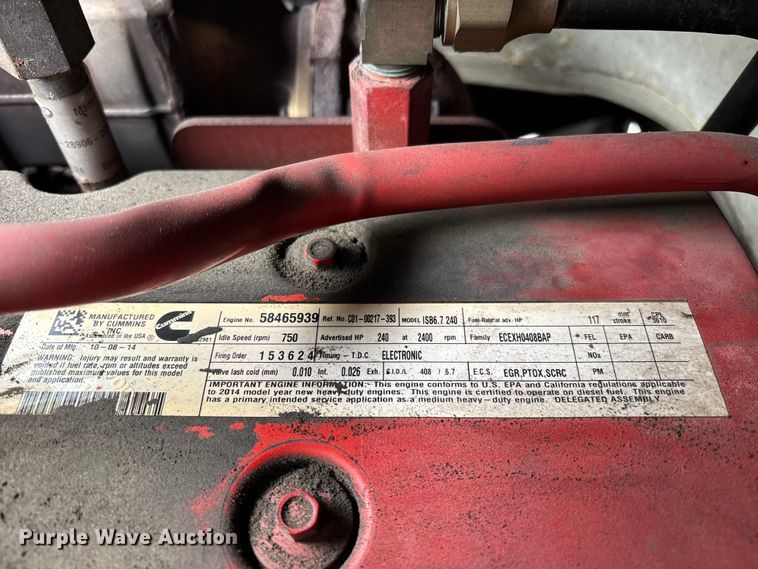 image for item YA1512 2015 Freightliner Business Class M2 box truck