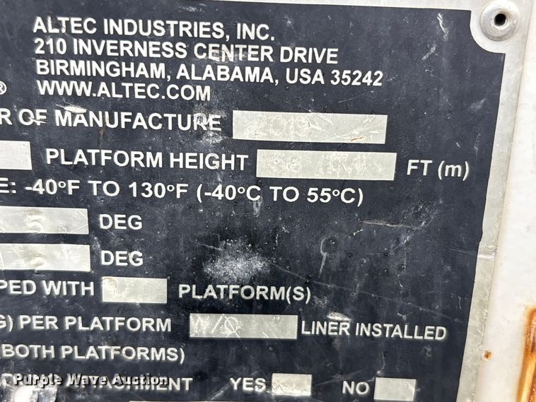 image for item YA3168 2020 Freightliner Business Class M2 bucket truck